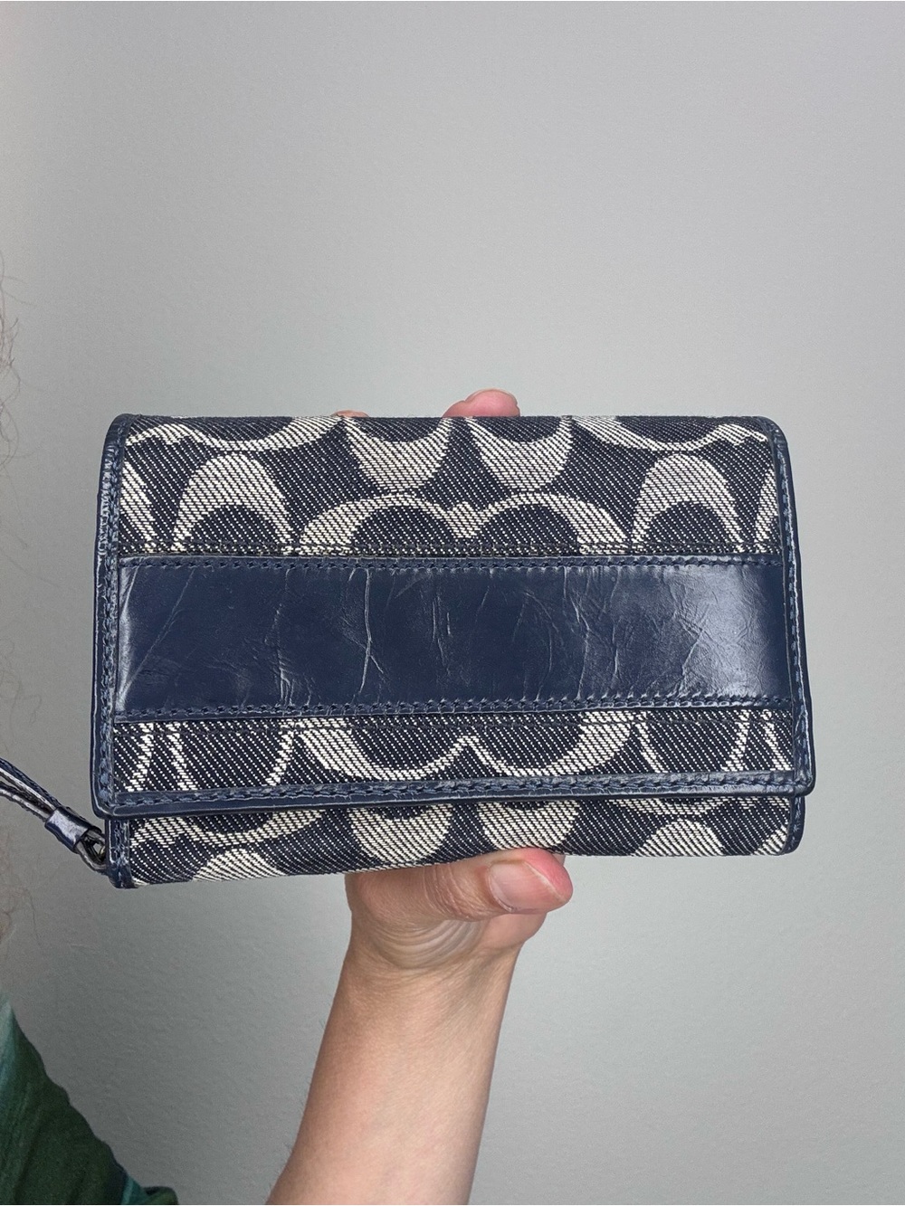 Coach Denim Legacy lining wallet EUC - Picture 2 of 11